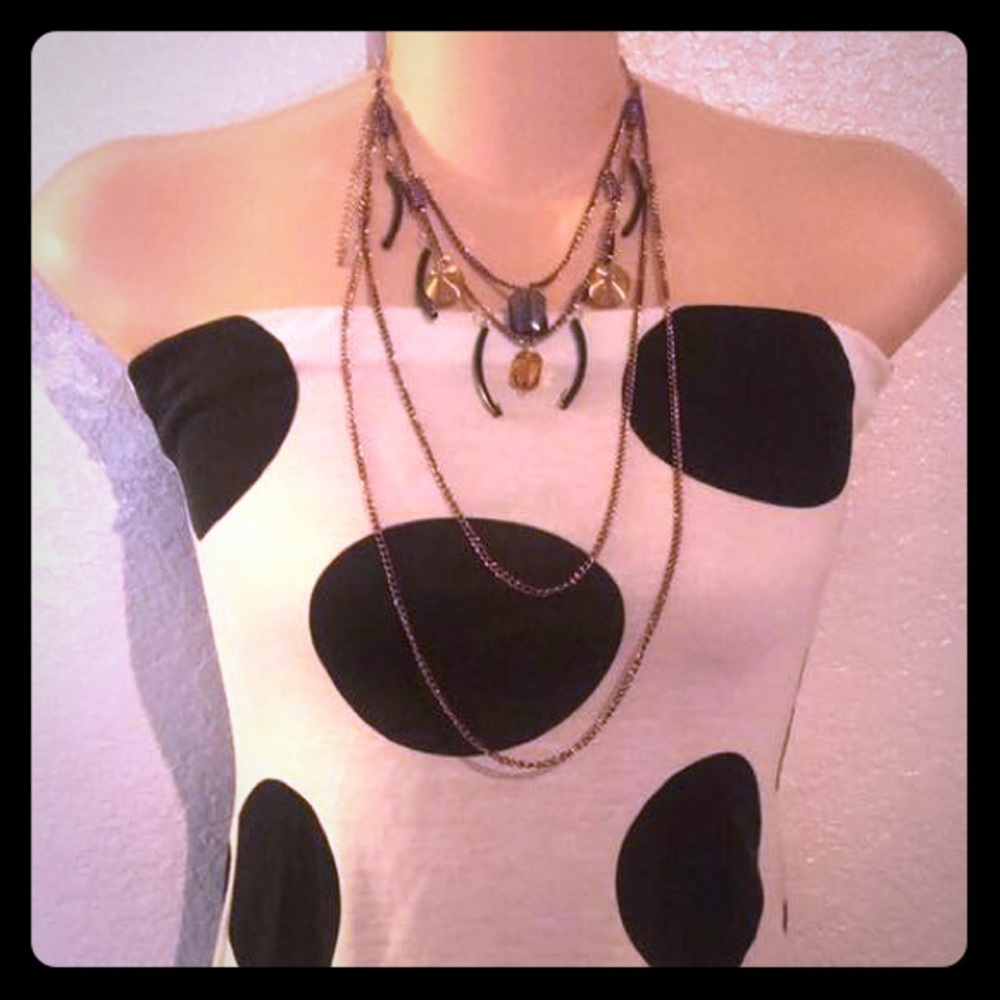 New!!!! White with black blouse for JR size Girls
